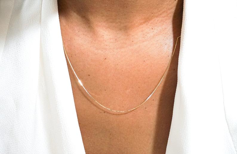 Nolita Diamonds 14k Gold Box Chain Necklace.jpg