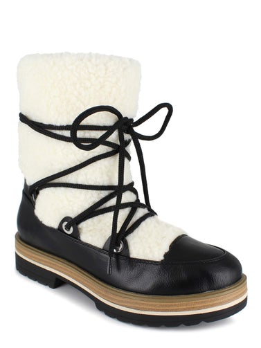 PORTLAND by Portland Boot Company Shearling Lace Up Boot