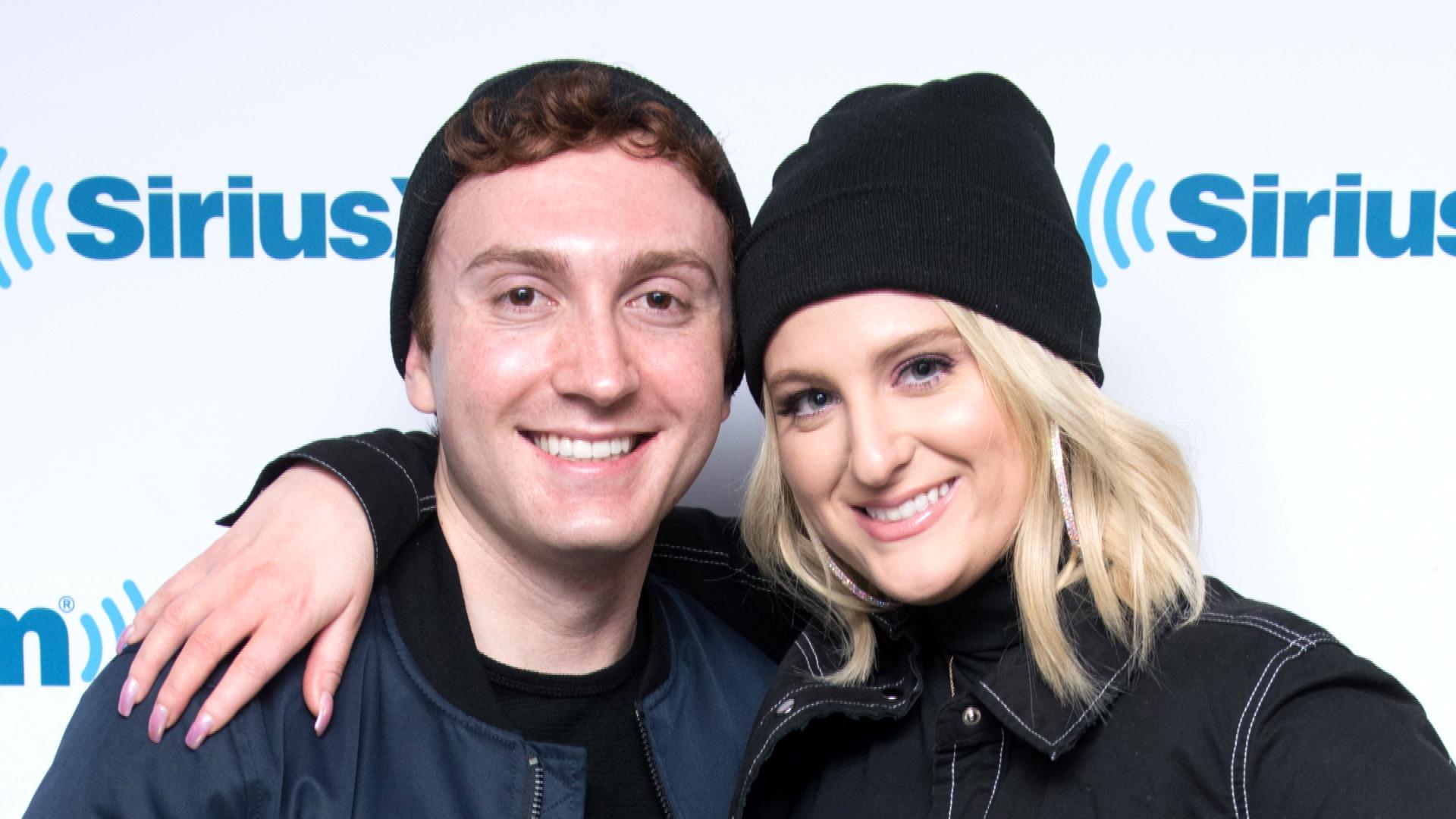 Meghan Trainor's Son Riley Surprises His Mama at Work & Is the Chillest  Toddler Ever