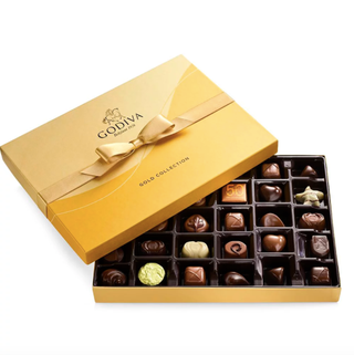 Godiva Assorted Chocolate Gold Gift Box, Gold Ribbon, 36 pc.