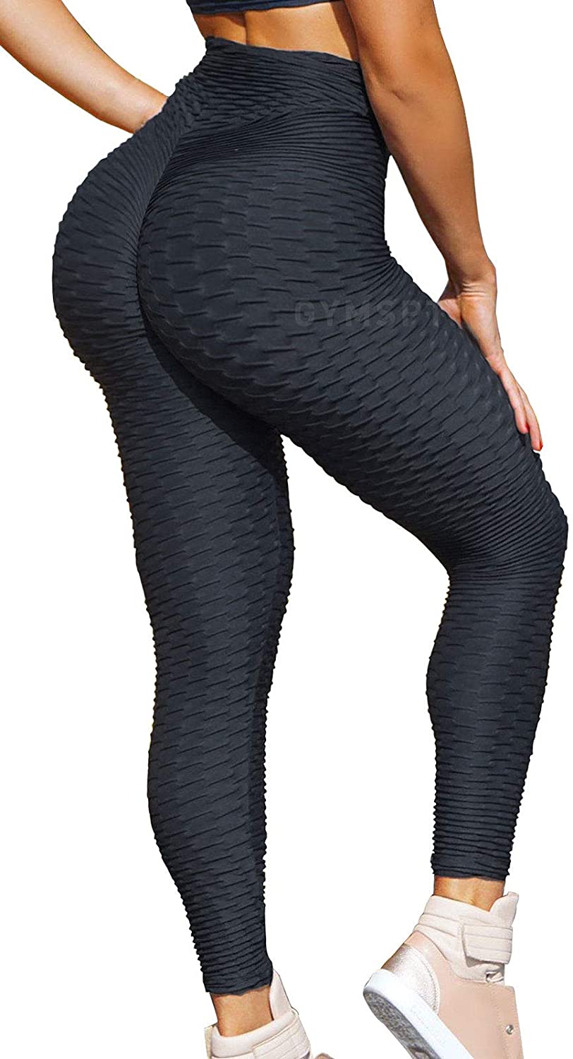 GYMSPT High Waisted Tummy Control Booty Tights