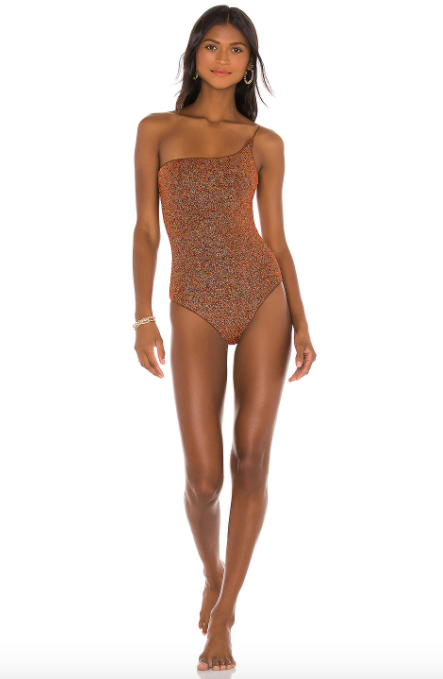 Oseree Lumiere One Shoulder One Piece