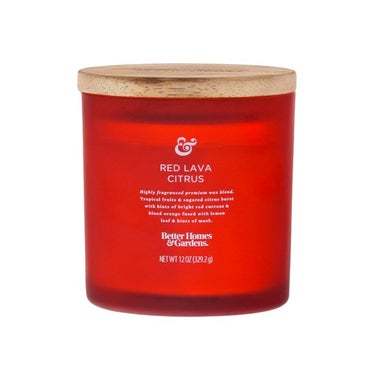 Better Homes & Gardens Red Lava Citrus Scented 12oz 2-Wick Candle