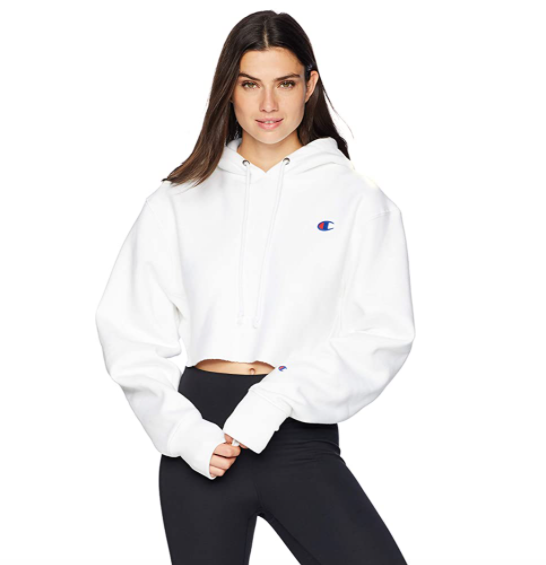 Champion Life Reverse Weave Cropped Cut Off Hoodie 
