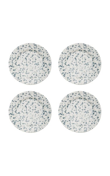Este Ceramiche for Moda Domus Set-of-Four Ceramic Dinner Plates