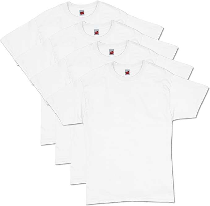 Hanes Men's ComfortSoft Short Sleeve T-Shirt (4 Pack)