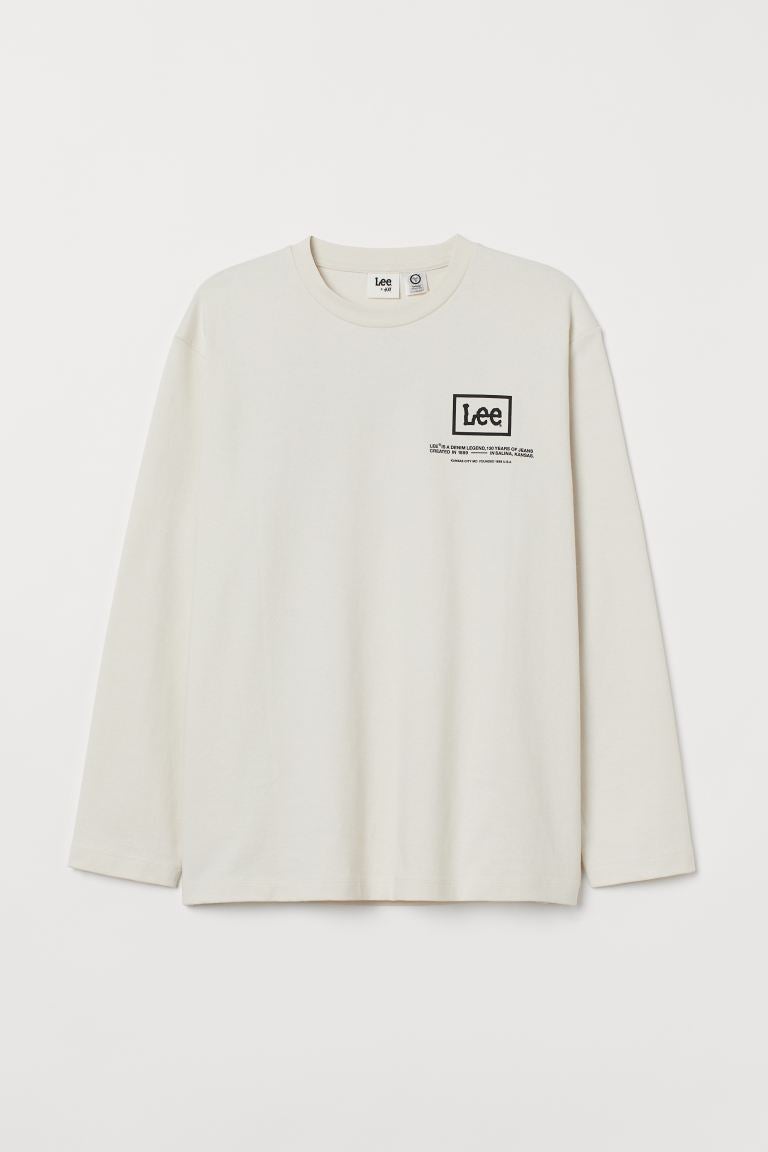 Lee x H&M Long-Sleeved Cotton T-shirt