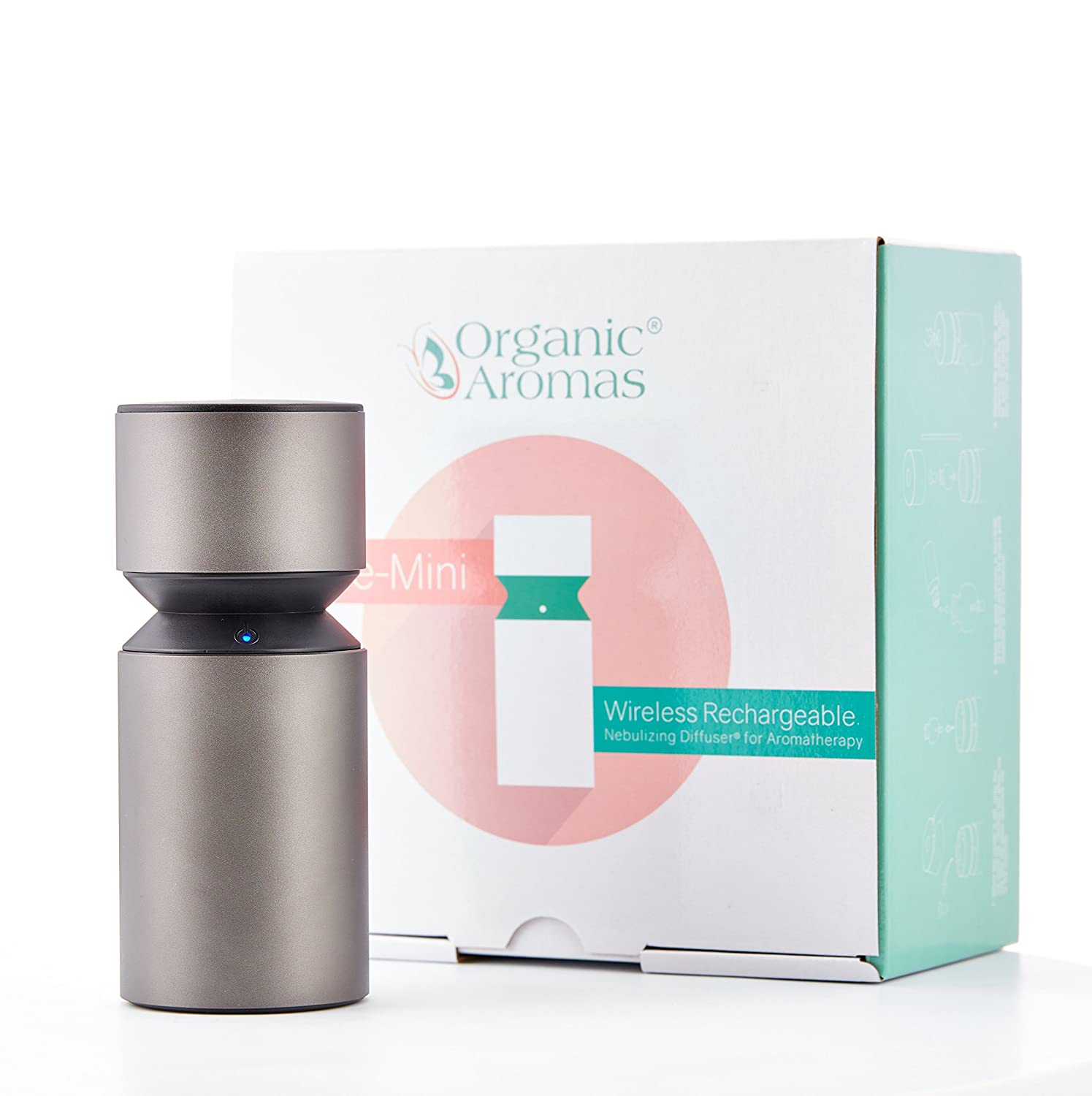 Organic Aromas Mobile-Mini 2.0 Wireless Rechargeable Nebulizing Diffuser