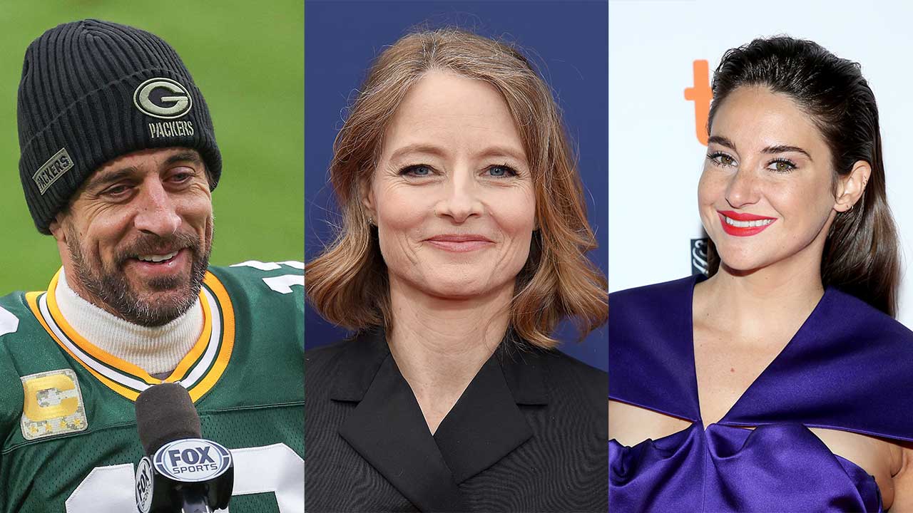 Aaron Rodgers And Shailene Woodley Engaged Why Some Fans Think Jodie Foster May Have Set Them Up Entertainment Tonight