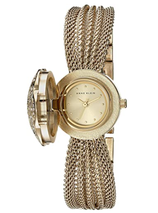 Anne Klein Swarovski Crystal Accented Bracelet Watch