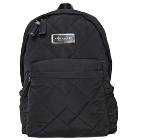 Marc Jacobs Black Quilted Backpack