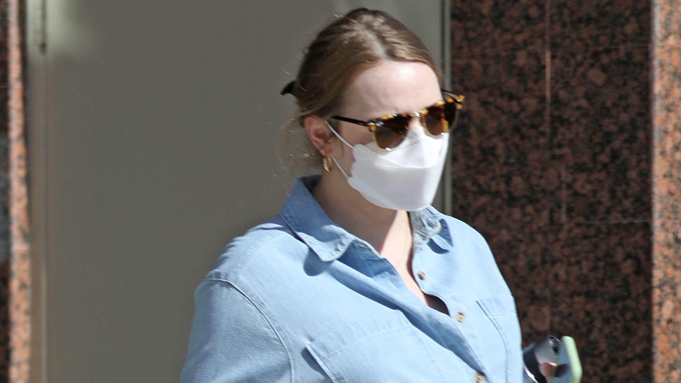 Pregnant Emma Stone Shows Off Baby Bump During LA Outing