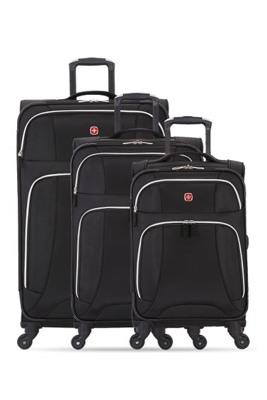 SwissGear Expandable Lightweight Spinner Luggage 3-Piece Set