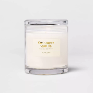 Threshold 8.5oz Glass Jar Cashmere Vanilla Candle