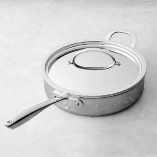 Williams Sonoma Signature Thermo-Clad Stainless-Steel Sauté Pan
