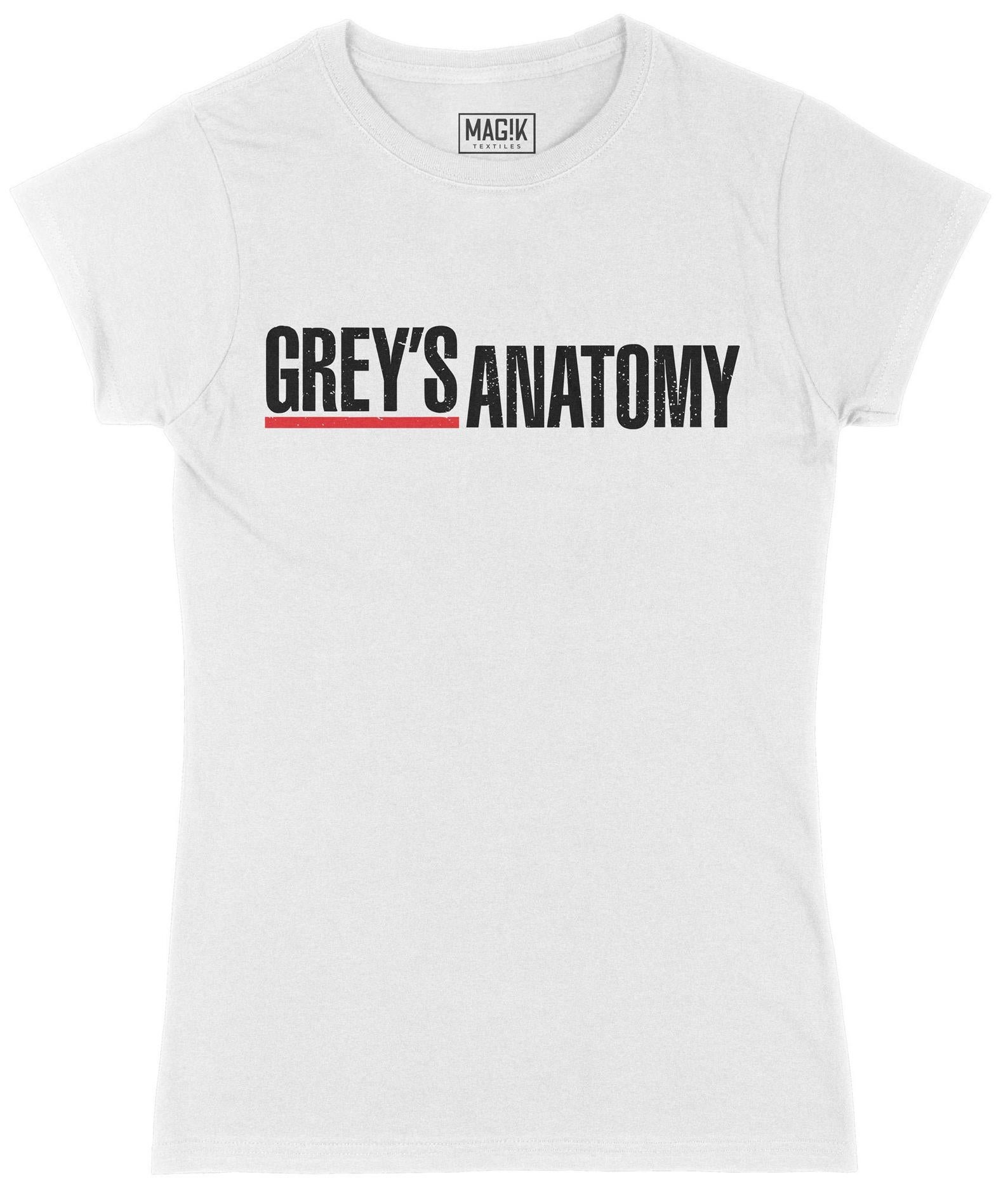 Magik Apparel Donna Grey's Anatomy T-shirt graphic cotton t-shirt