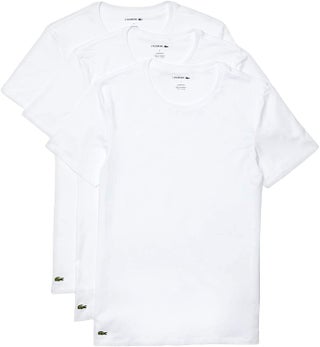 Lacoste Men's 3-Pack Slim Fit Crew Neck T-Shirts