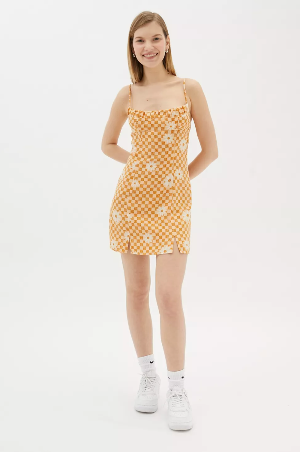 Urban Outfitters Lumi Printed Bodycon Mini Dress