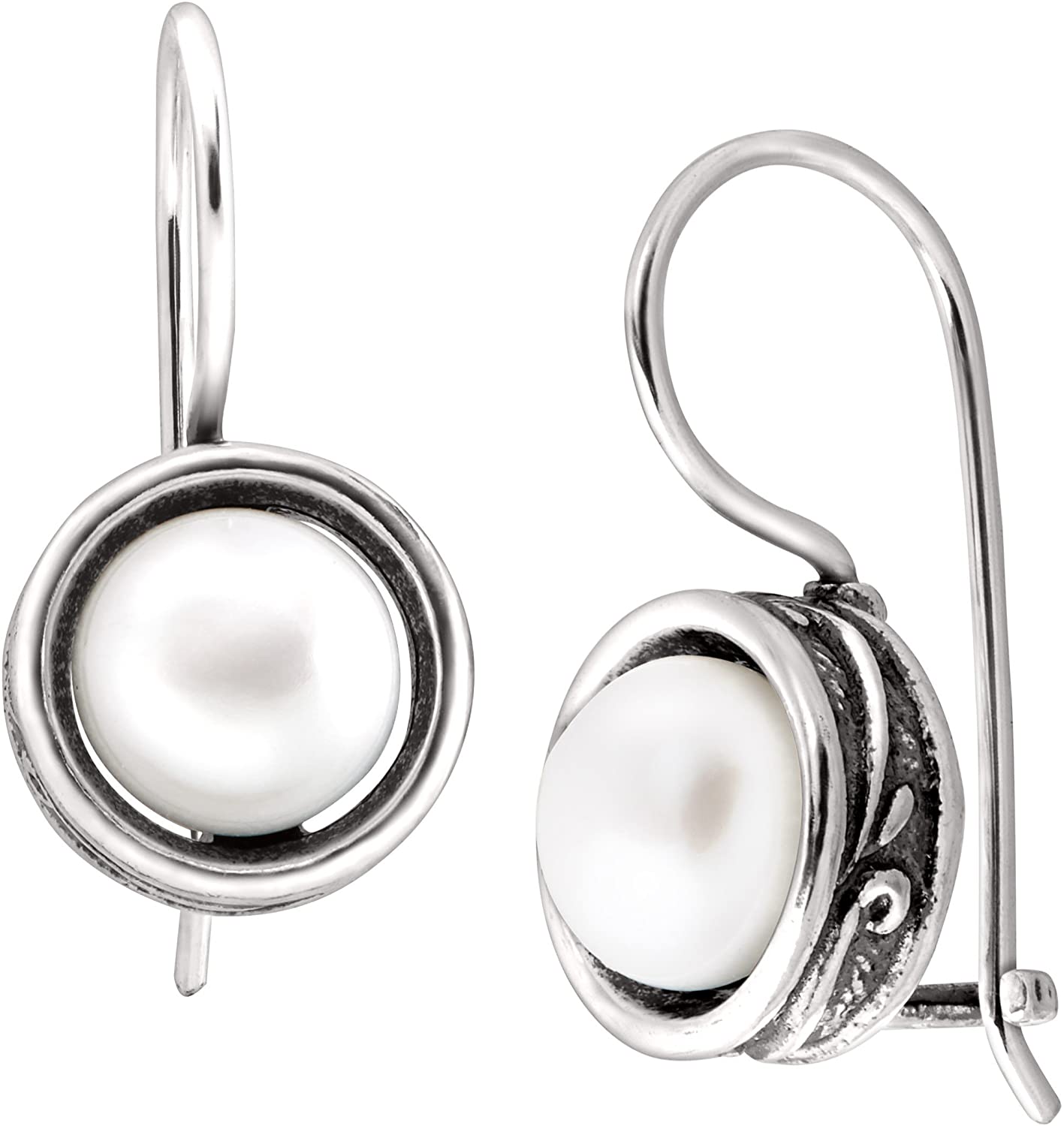 Silpada 'Modern Fairytale' 18 mm Freshwater Cultured Pearl Drop Earrings