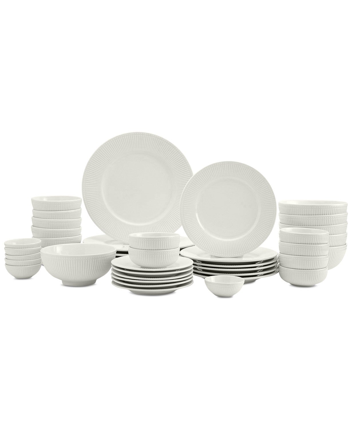 Tabletops Unlimited Inspiration by Denmark Fiore 42-PC. Dinnerware Set