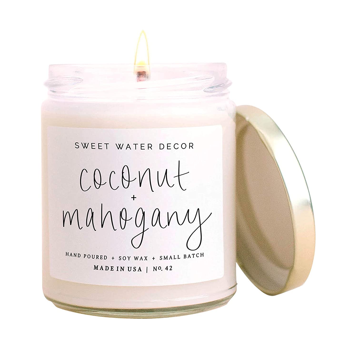 Sweet Water Decor Coconut + Mahogany Candle