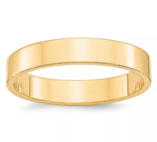 Bloomingdale's Men's 4mm Lightweight Flat Band Ring in 14K Yellow Gold