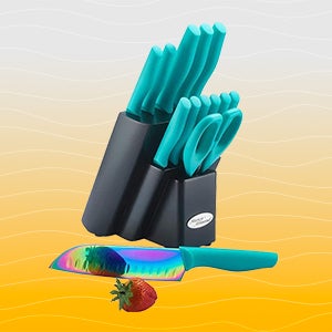 Rainbow Titanium Cutlery Knife Set