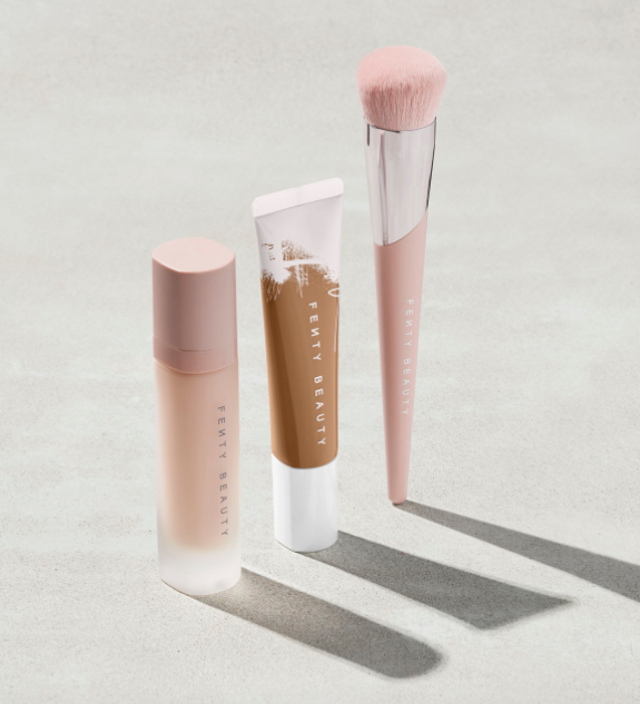 Fenty Beauty Hydrating + Soft Matte Complexion Essentionals with Brush