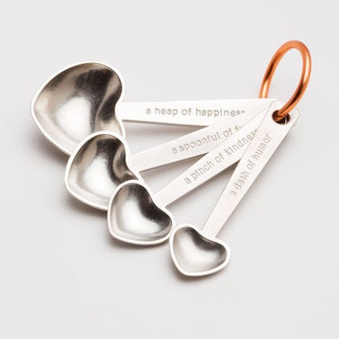 Beehive Handmade Heart Quotes Measuring Spoons