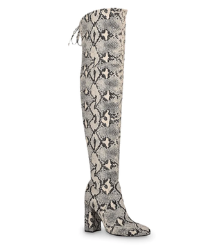 Thigh-High Snakeskin Boots You Can Shop Now | Entertainment Tonight