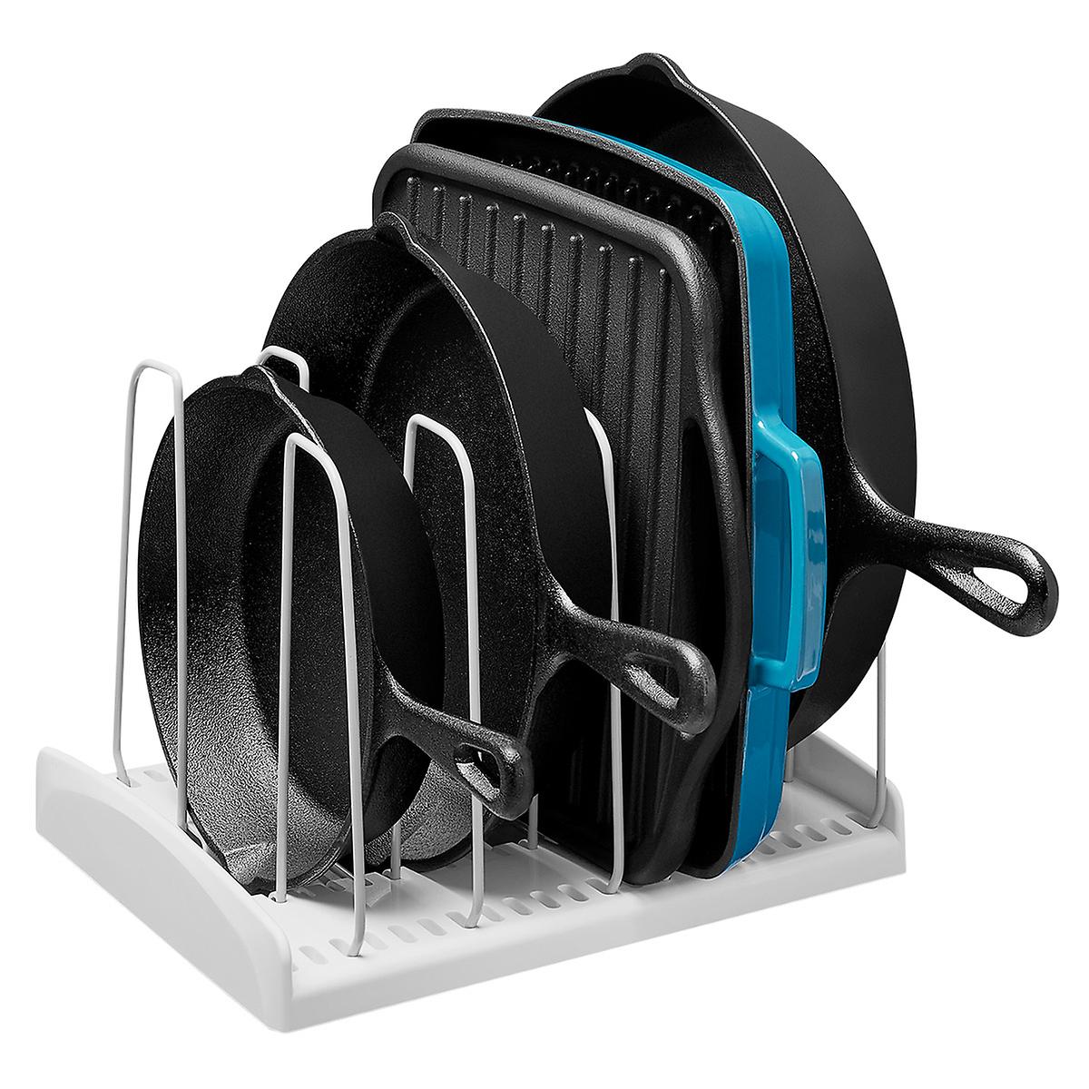 YouCopia White StoreMore Adjustable Cookware Rack