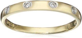 10k Gold Diamond Accent Ring