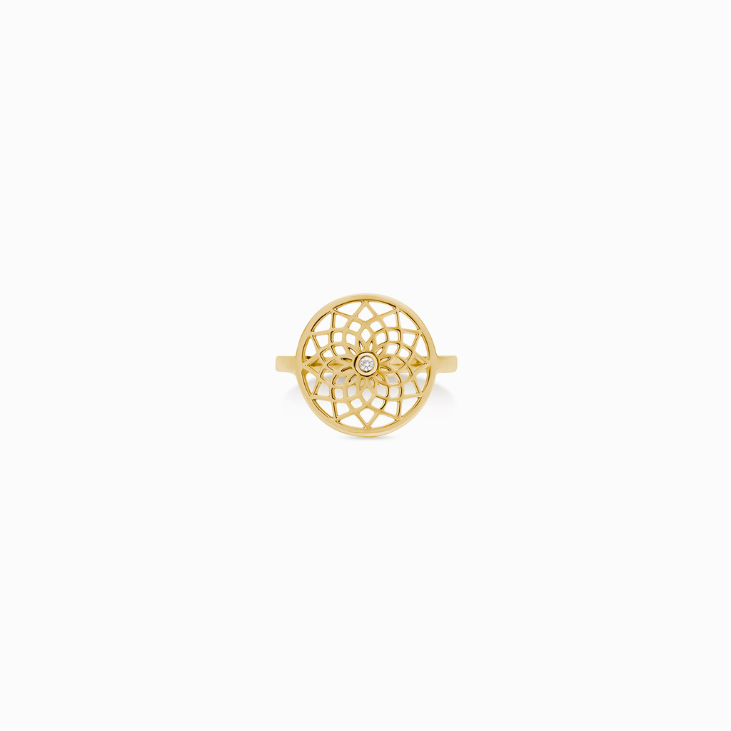 Awe Inspired Dreamcatcher Ring