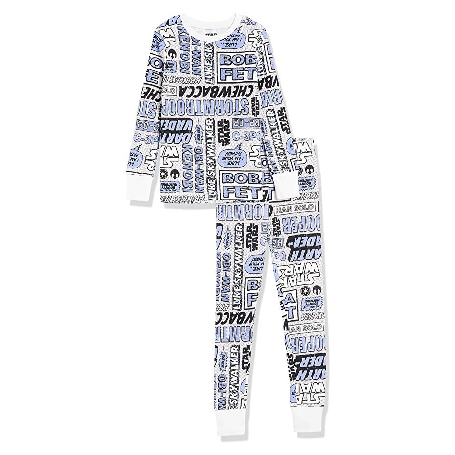Amazon Essentials Disney Girls' Disney Star Wars Pajama Sleepwear Set