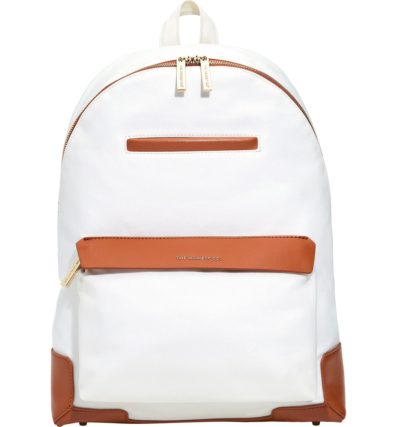 The Honest Company Uptown Coated Canvas Diaper Backpack