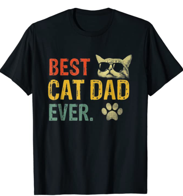 best Cat Dad T-shirt