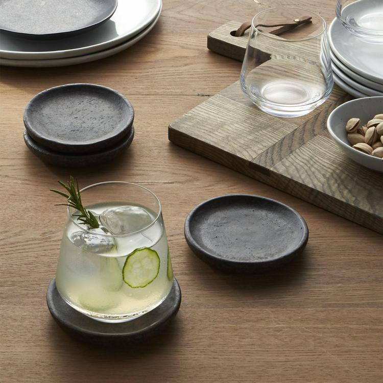 Crate and Barrel Cole Coaster, Set of 4