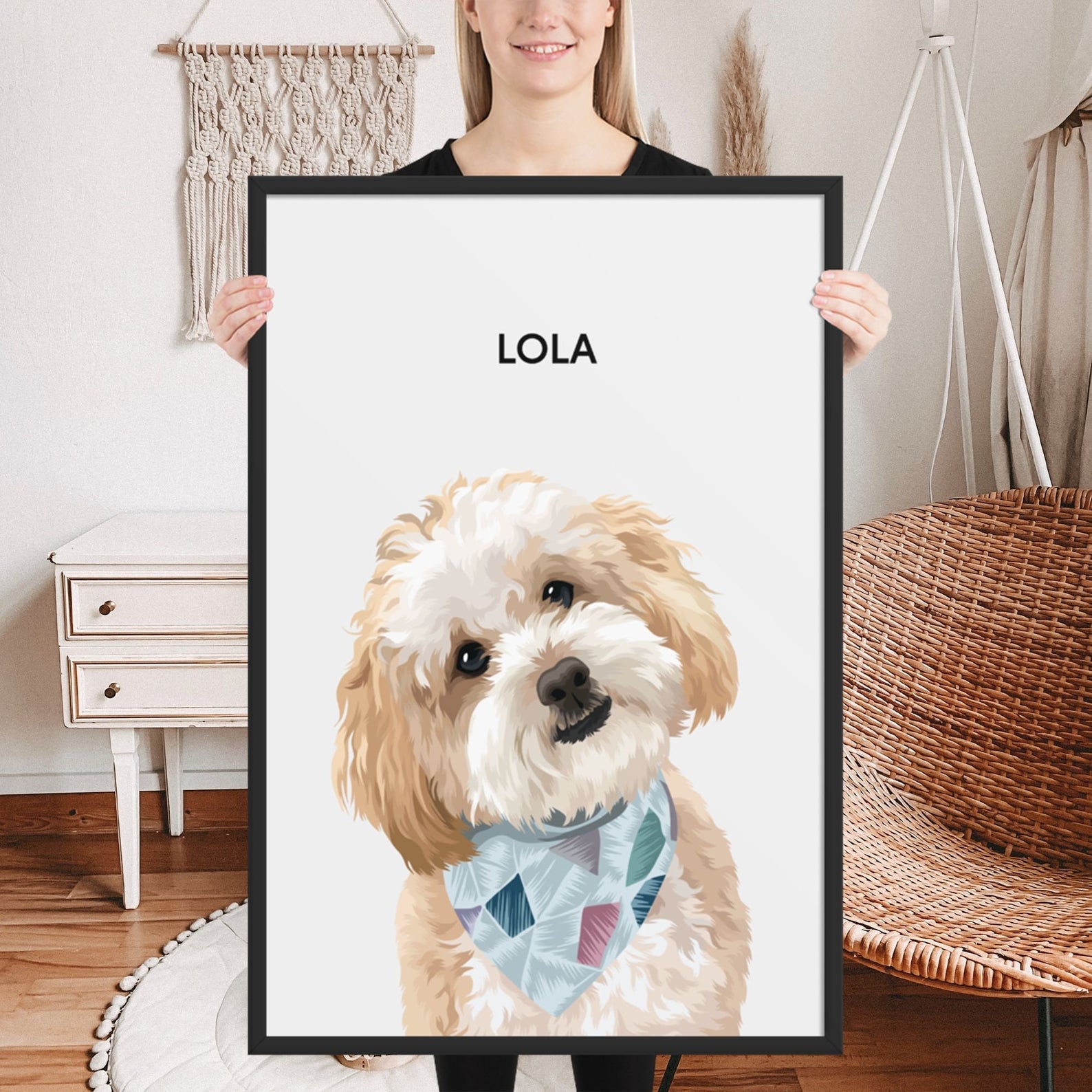 Print Our Pet Custom Pet Portrait