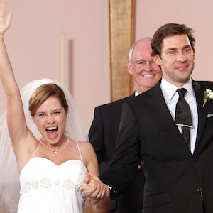 The Office: Jim and Pam get married