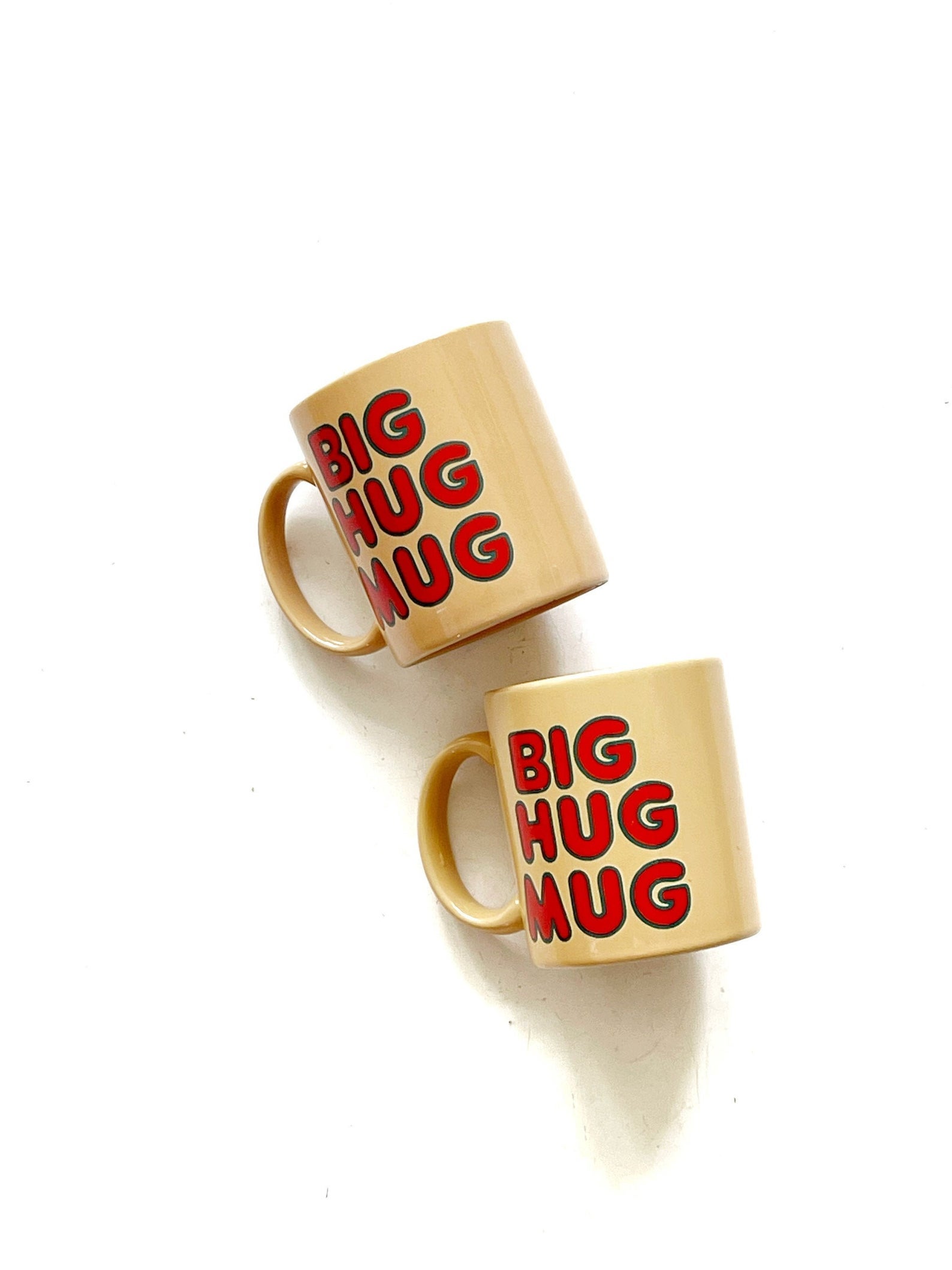 Simply Chi Set of 2 Vintage Big Hug Mugs