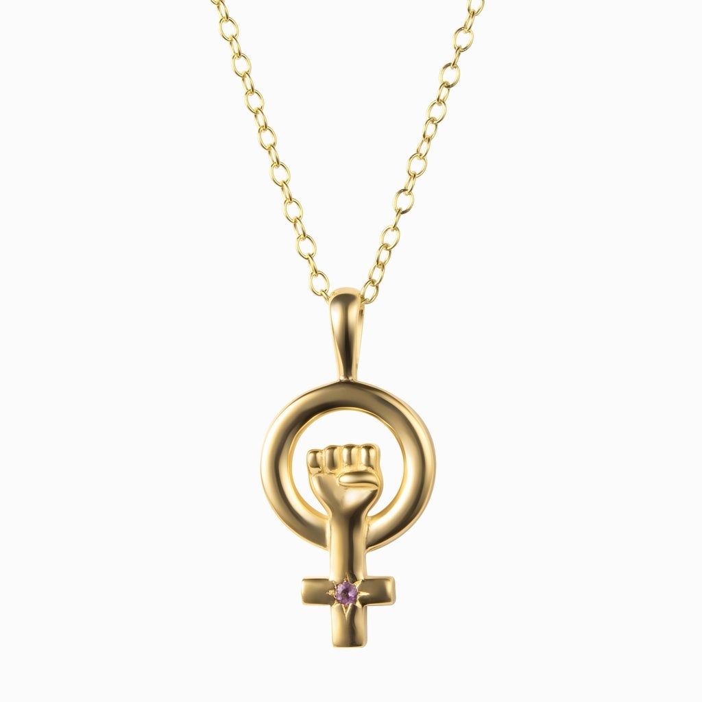 Woman Power Charm Necklace