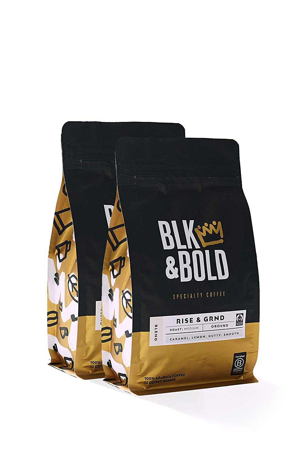 BLK & Bold Rise & GRND Coffee Blend