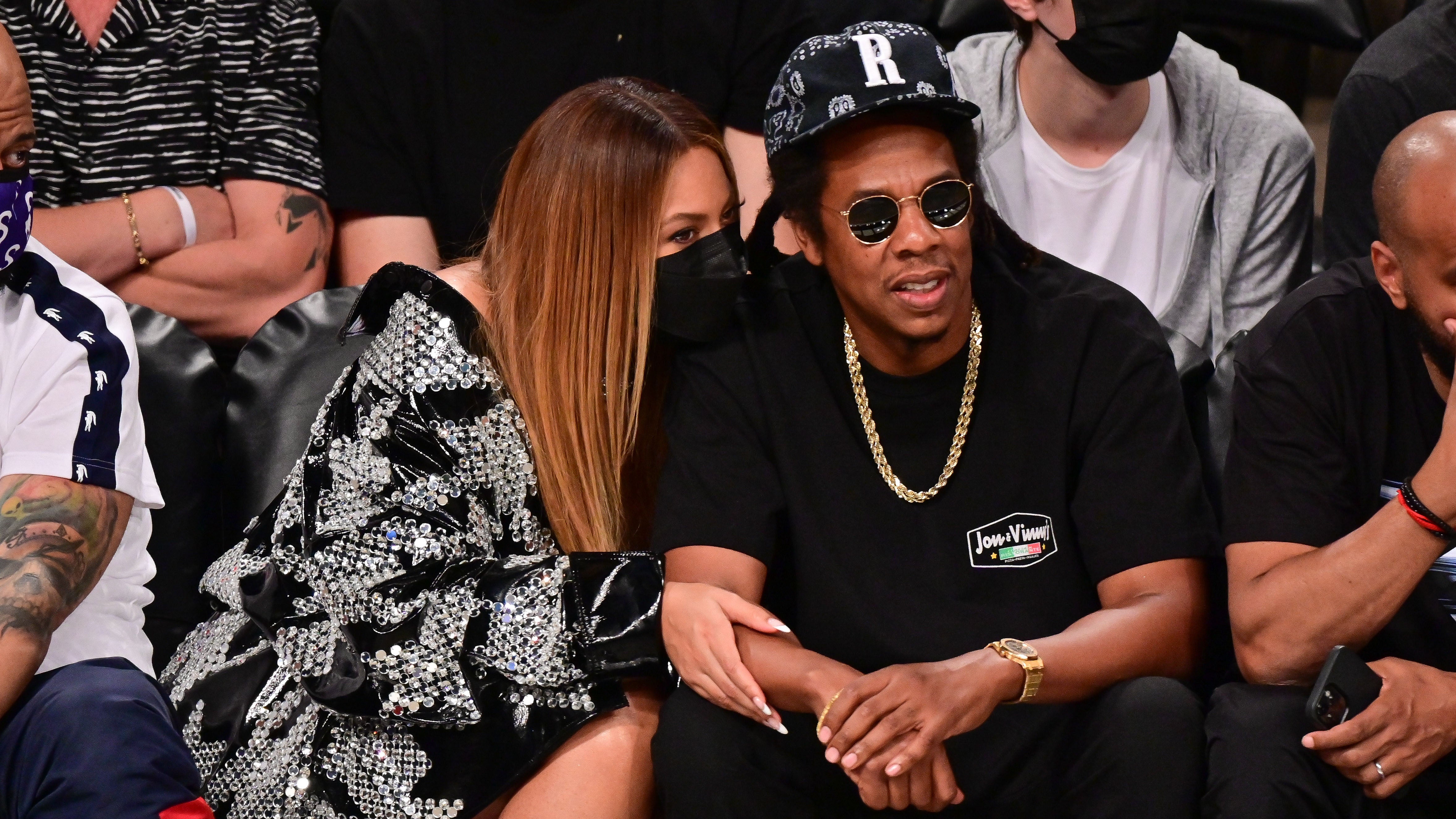 The Creative Concept.: Jay-Z & Beyoncè Spotted Courtside At The Barclays  Center