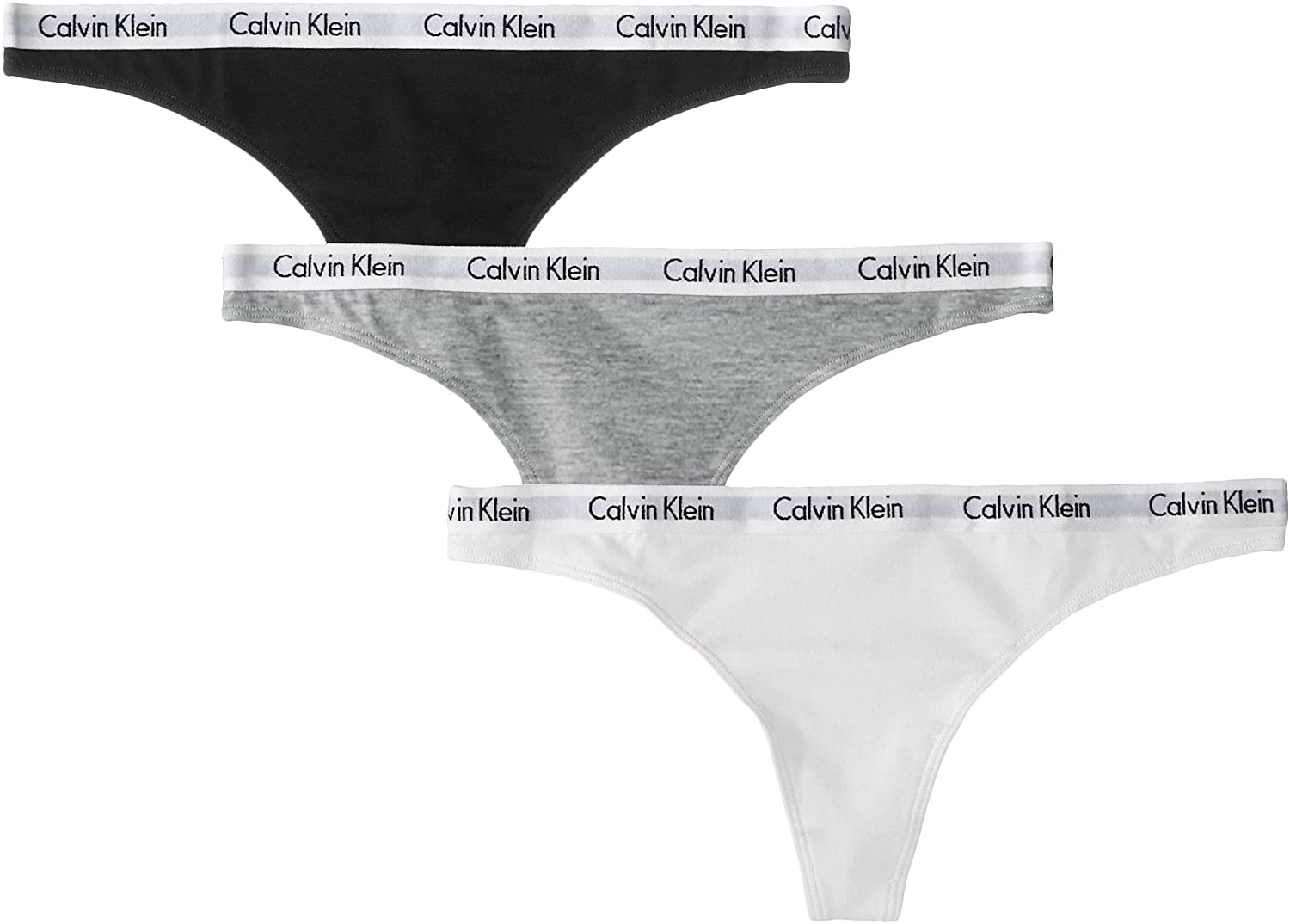 Calvin Klein Women's Carousel Logo Cotton Thong Panty