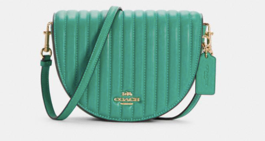 coach ellen crossbody with linear quilting