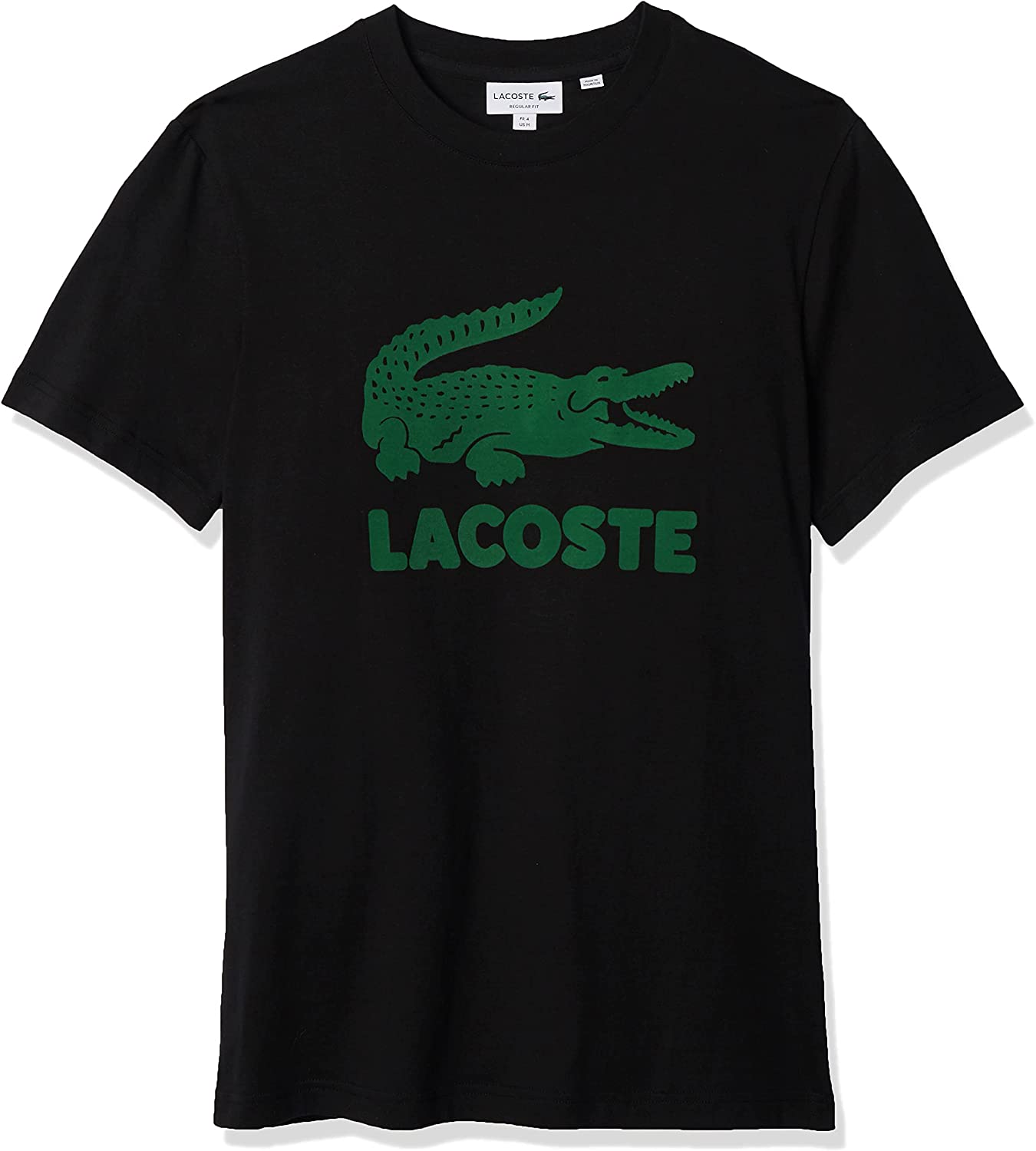 Lacoste Men's Short Sleeve Flocked Graphic Croc T-Shirt