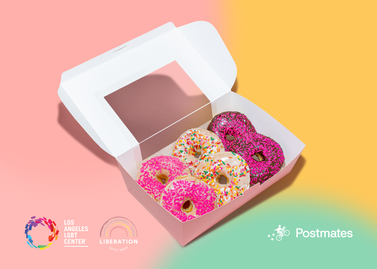 Postmates + LA LGBT Center Cooper Pride Donuts