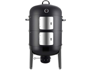 Realcook 17 Inch Charcoal BBQ Smoker Grill 