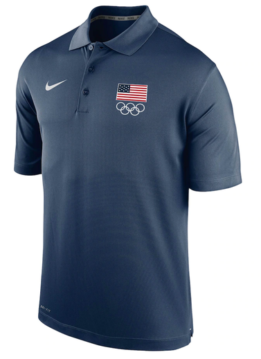 Team USA Nike Logo Varsity Performance Polo