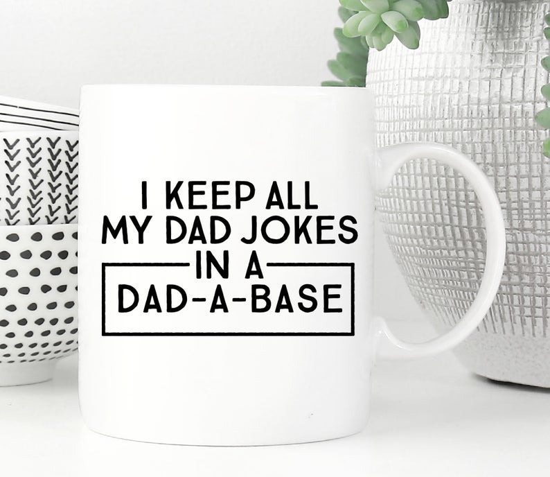 The Bearded Mug Man Dad Jokes Funny Mug